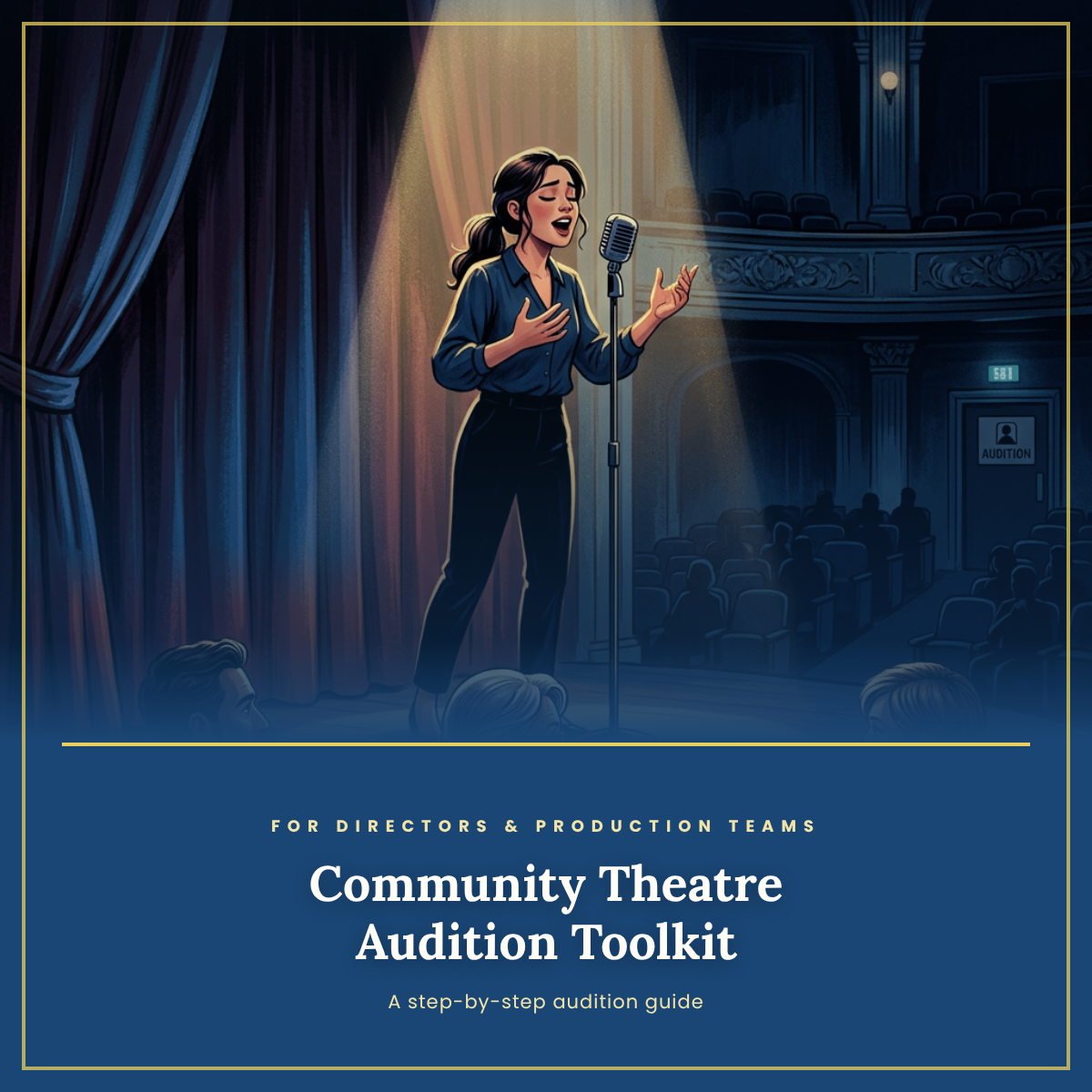Community Theatre Audition Toolkit for Directors and Production Managers